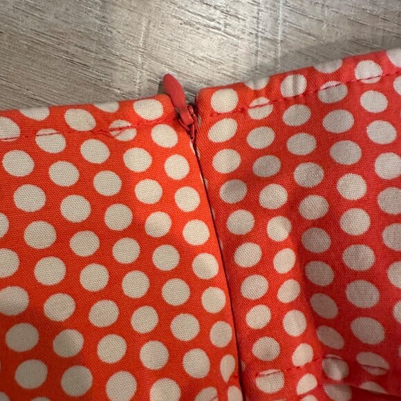 LANE BRYANT WOMENS ORANGE POLKA DOT SKIRT SIZE 26 THE MODERNIST COLLECTION - Picture 8 of 8